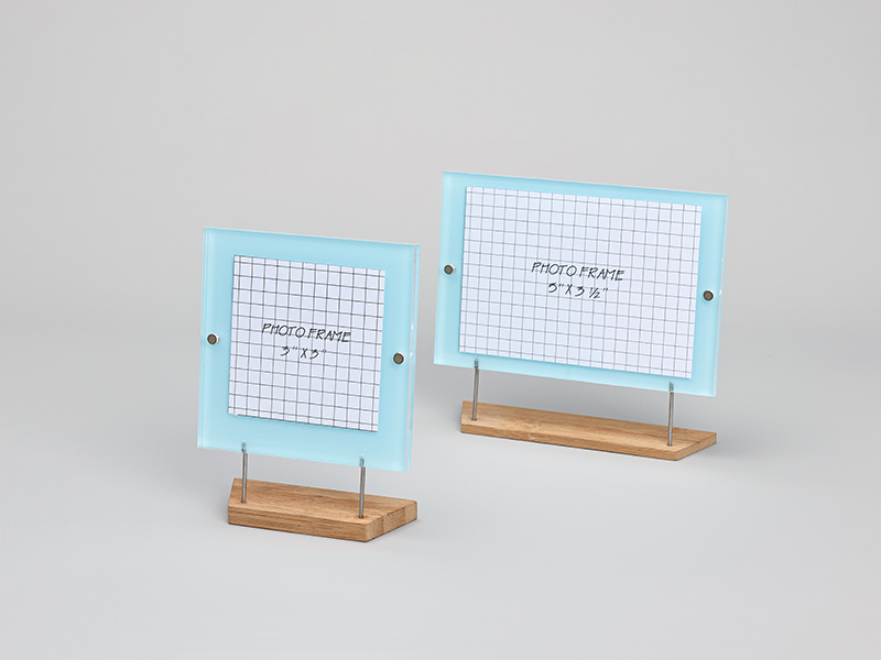 Acrylic Frame with Wood